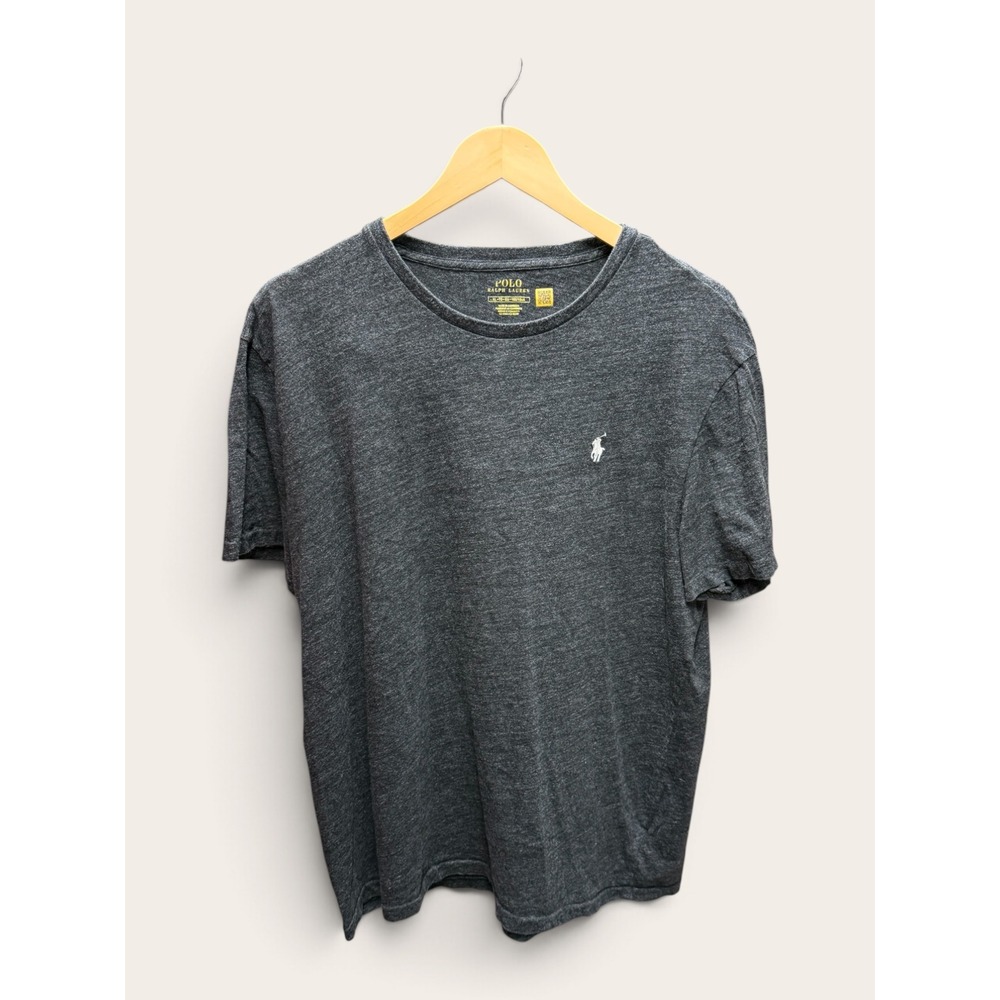 Polo Ralph Lauren Mens XL Charcoal Grey Heather Short Sleeve Pony T-Shirt